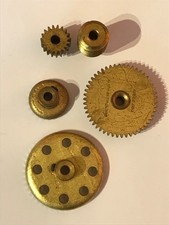 5 x Vintage Meccano Brass