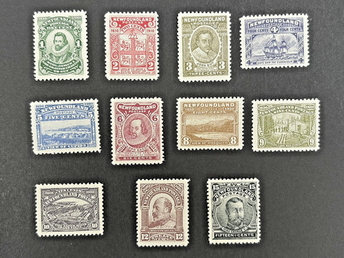 Newfoundland 1910 definitive - newfoundland:,