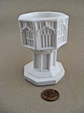 Antique parian traveling Font . Minton C 1855