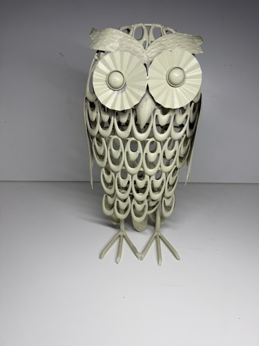 Tall metal owl - metal, bird