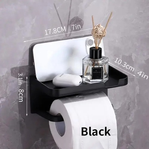 Drill toilet paper holder - no,
