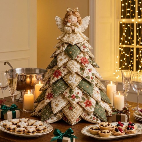 Quilted christmas tree kit - christmas,