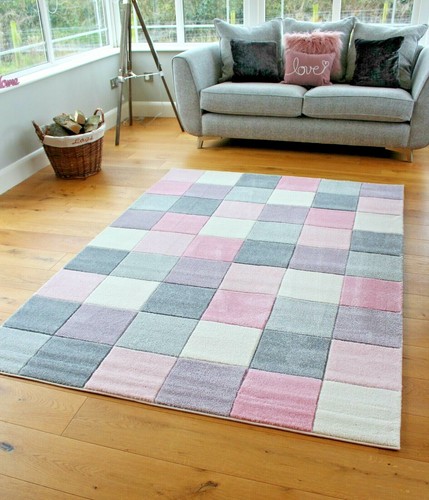 New pink modern rugs - new,