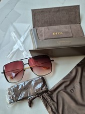 Dita Dubsystem Authentic Sunglasses Burgundy to Clear Gradient