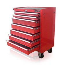 373 US PRO RED TOOLS AFFORDABLE STEEL CHEST TOOL BOX ROLLER CABINET 7 DRAWERS