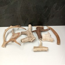 Walking Stick Parts x 8 ANTLER ELK DEER HORN Different Sizes 4-14 inches