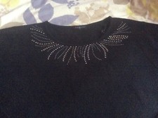 ladies black jumper from bon marche size L