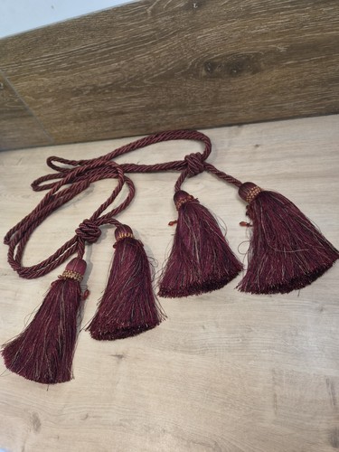 Vintage double rope tassel