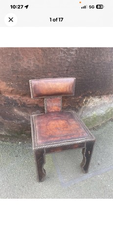 Antique moroccan burber chair - moroccan,