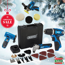 Draper 12Volt Drill + Grinder