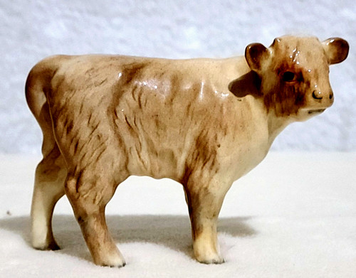 Beswick cattle charolais - charolais, calf