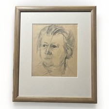 Framed Portrait Pencil Sketch