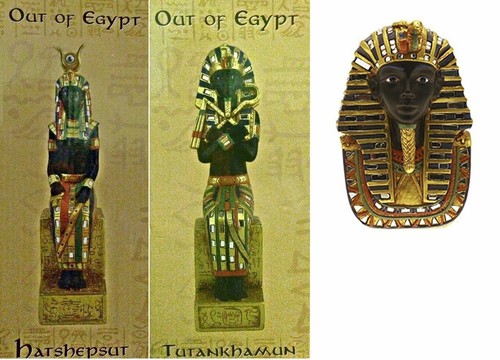 Out egypt pharaoh bust - of,