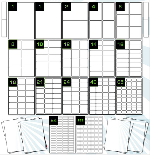 Gloss white laser labels - gloss, labels.