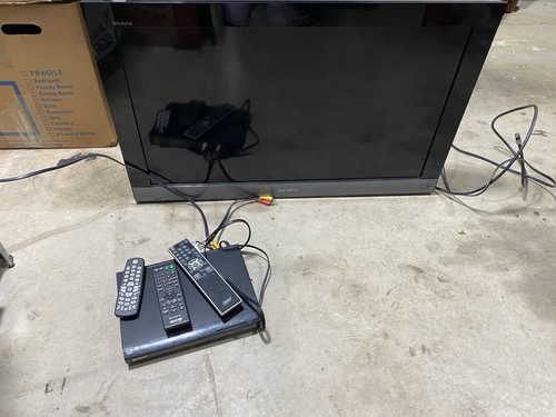 Sony bravia black with - tv,