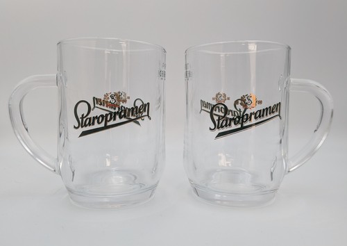 Staropramen beer mugs tankards - staropramen,