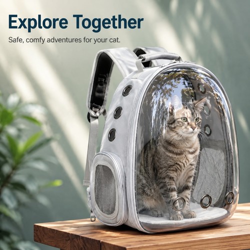 Pet carrier backpack - carrier, bubble