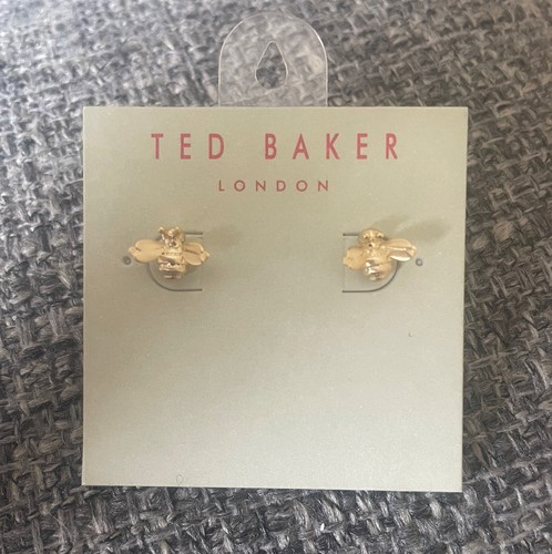 Ted baker gold tone - bee, stud