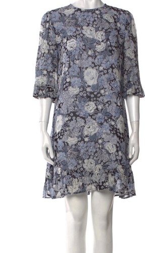 Ganni blue floral - , dress