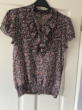 E-Vie Ditsy Floral Ruffle