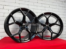 4X 21" RS6 C8 style Black 9.5J