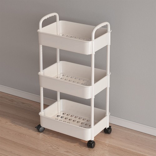 Tier storage trolley cart on - 3,