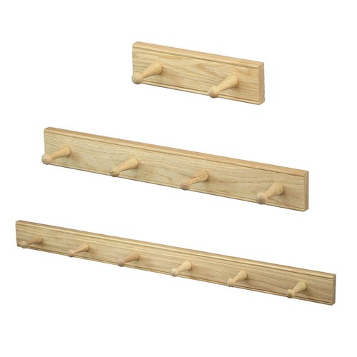 Wooden coat rack hanger with - wooden,