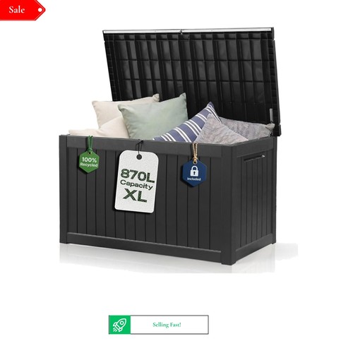 870l recycled lockable - recycled, garden