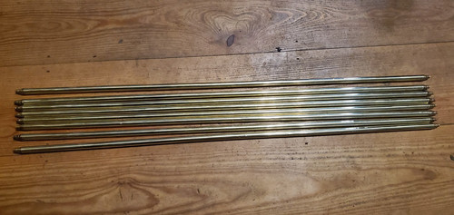 Antique brass stair rods - antique,