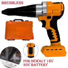 Brushless Cordless Electric Rivet Gun Brushless w/ LED for Dewalt 18/20V Battery