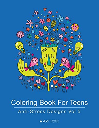 Coloring book for teens - book,