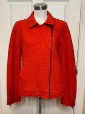 Tahari Red Boiled Wool