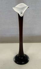 Tall Art Glass Vase Vintage