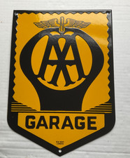 Fab AA Recovery Garage Forecourt Metal Enamel Advertising wall Sign