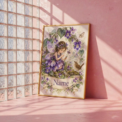 Personalised violet fairy - violet,