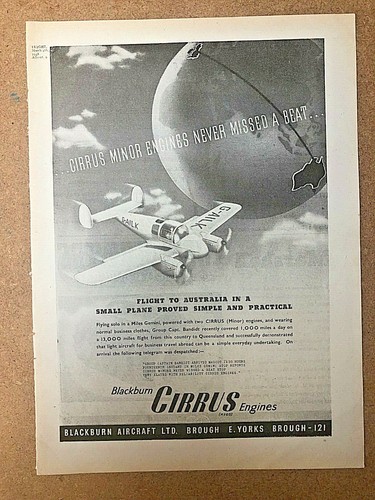 1948 aircraft advert blackburn - 1948,