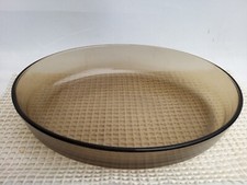 Vintage smoked glass French
