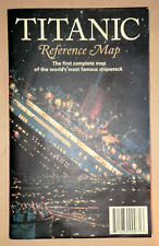 Titanic Reference Map (1998-1st) Map of the World's Most Famous Shipwreck