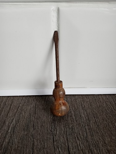 Antique tiny wooden handled - wooden,