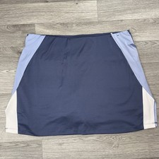 Callaway Women’s Golf Skort Navy Blue & Light Blue Dri-Fit Activewear Size 16 XL