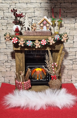 Dolls house christmas - house,