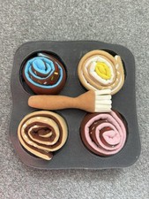 IKEA DUKTIG 6-Piece Roll Set Cinnamon/Bun For Boys And Girls Kids Ikea Playset