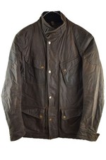 MATCHLESS Brown Wax Motorcycle jacket size M Mens Casual Outdoors Outerwear