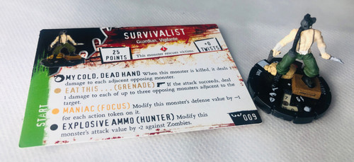 Horrorclix survivalist 009 - horrorclix, #009