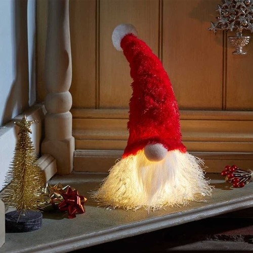 Christmas red gonk decoration - red,