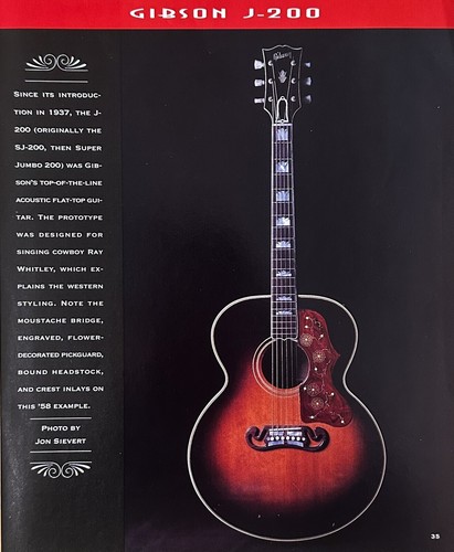 Gibson 200 acoustic guitar - gibson, j-200