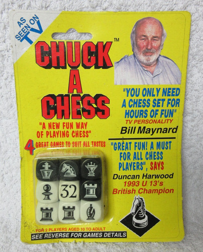 Chuck chess dice game - game, 1993