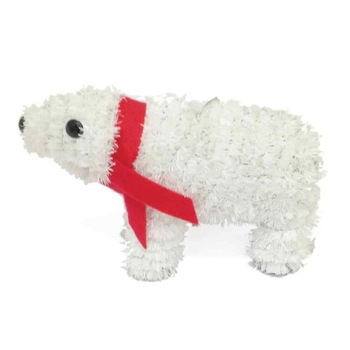Polar bear tinsel festive - polar,
