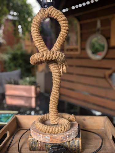 Vintage nautical rope table - vintage,