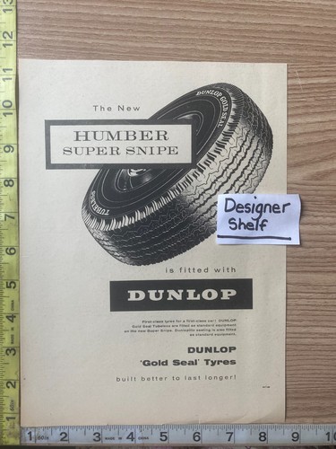 Dunlop humber super snipe - dunlop,